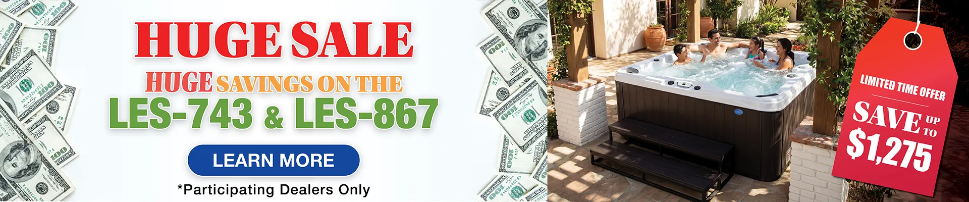 Calspas hot tub being used in a family setting - Bozeman